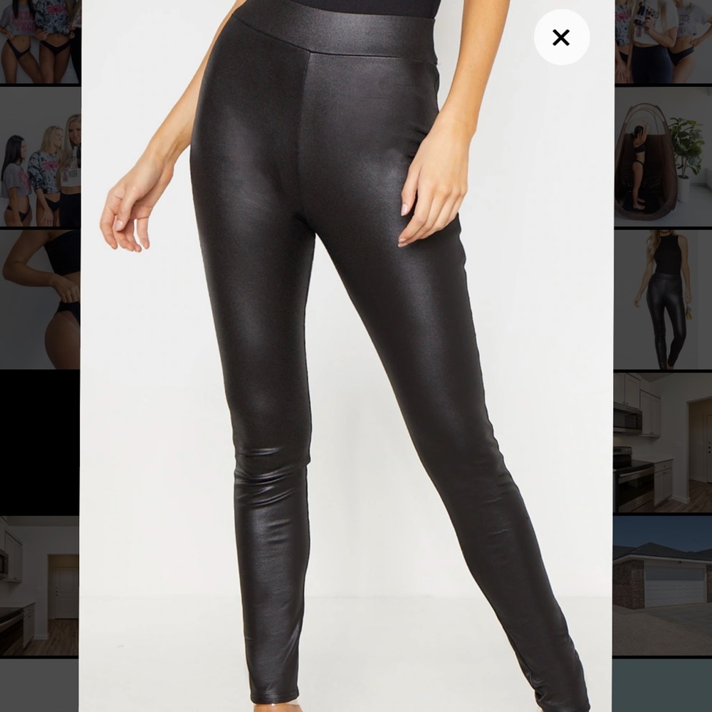 Pretty little thing, Leather leggings